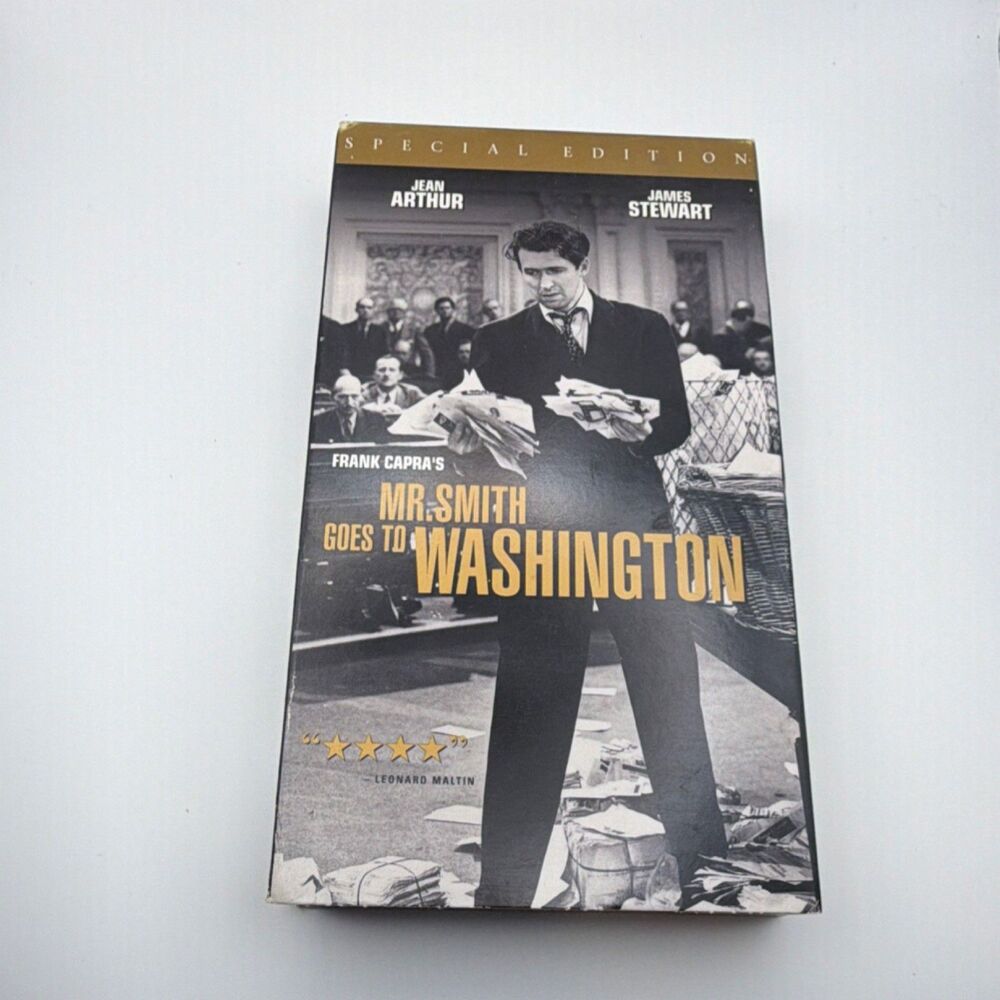 Columbia Pictures Mr. Smith Goes to Washington VHS (1939) NR NTSC Capra